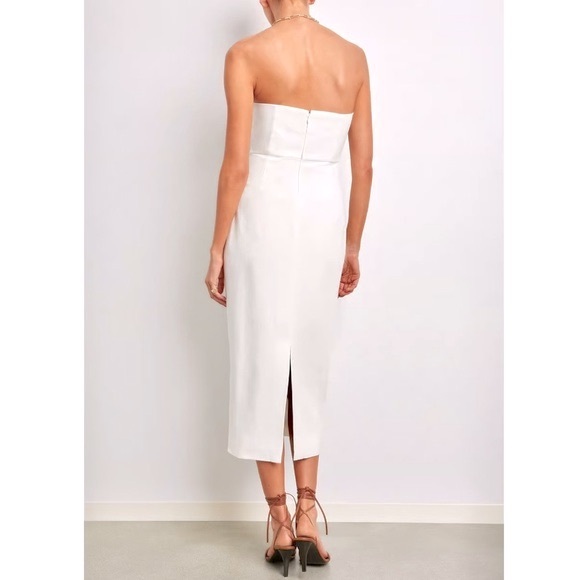 🌺🎉HP🎉🌺 NWT Mara Hoffman Isla Midi Dress White - Picture 16 of 16